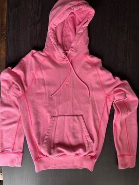 Jordan Pink Pullover Hoodie with Embroidered Jumpman